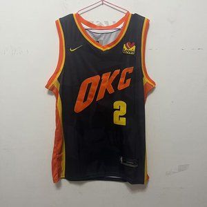 NBA Oklahoma City Thunder Shai Gilgeous-Alexander Black Jersey